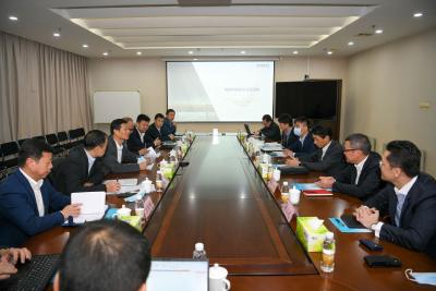 竺延风会见电装（中国）董事长井上英治