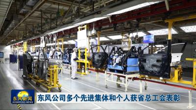 东风公司多个先进集体和个人获省总工会表彰
