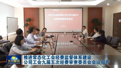 推进常态化工会经费监督体系建设    
公司工会九届五次经费审查委员会会议召开