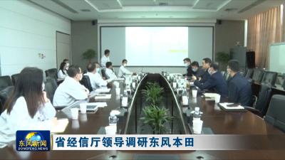 省经信厅领导调研东风本田