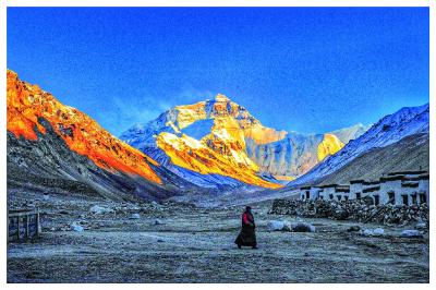 站在珠峰望星空 （散文摄影 作者 丁慧平）