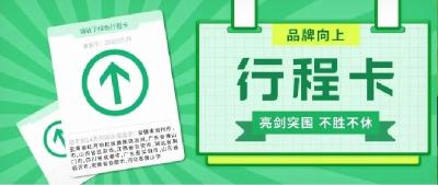 “您好，请出示一下行程卡”