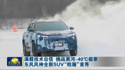 满载技术自信 挑战黑河-40℃极寒    
东风风神全新SUV“皓瀚”首秀