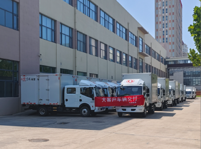 68台东风多利卡交付天津客户