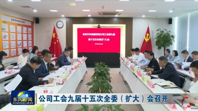 公司工会九届十五次全委（扩大）会召开