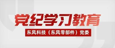 东风科技（东风零部件）党委扎实推进党纪学习教育