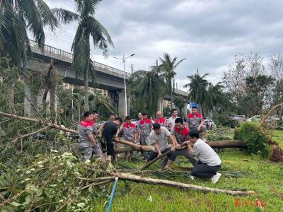 海南东风南方在超强台风“摩羯”来袭时全力服务客户获点赞——“东风南方在特殊时期让我们吃下定心丸”