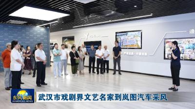 武汉市戏剧界文艺名家到岚图汽车采风