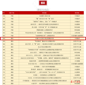 东风一公益项目获全国银奖