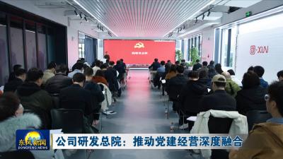 公司研发总院：推动党建经营深度融合