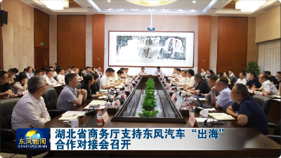 湖北省商务厅支持东风汽车“出海”合作对接会召开