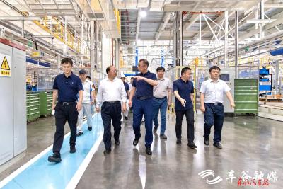 支持岚图汽车提速发展做强做优：武汉市委常委、武汉经开区工委书记刘子清调研岚图云峰工厂
