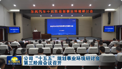 公司“十五五”规划事业环境研讨会第三阶段会议召开