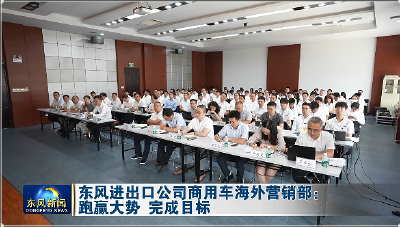 东风进出口公司商用车海外营销部：跑赢大势 完成目标