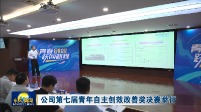 公司第七届青年自主创效改善奖决赛举行