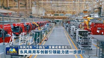 东风汽车“十四五”发展成果巡礼⑤
东风商用车创新引领能力进一步提升
