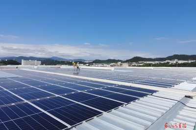 东风商用车“屋顶电站”助企节能增效