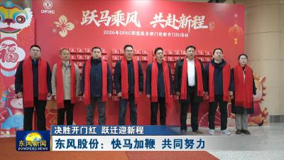 决胜开门红 跃迁迎新程
东风股份：快马加鞭 共同努力