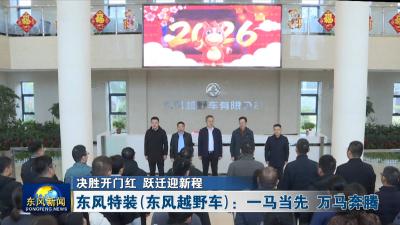 决胜开门红 跃迁迎新程
东风特装（东风越野车）：一马当先 万马奔腾