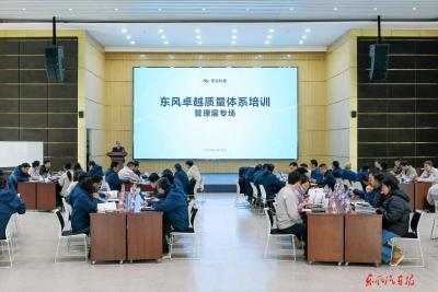 奕派科技开展东风卓越质量体系专项培训