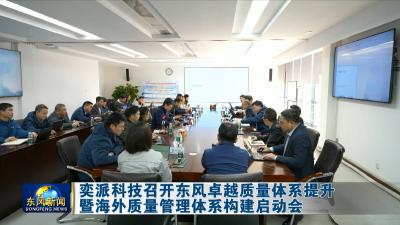 奕派科技召开东风卓越质量体系提升暨海外质量管理体系构建启动会