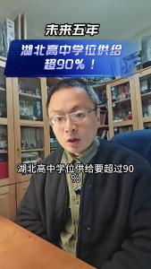 未来五年，湖北高中学位供给超90%@老杨谈谈