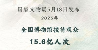 2025年全国博物馆接待观众15.6亿人次